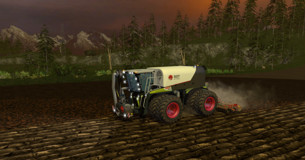 Claas Xerion 4000 SaddleTrac for farming simulator 15