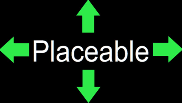 placeable